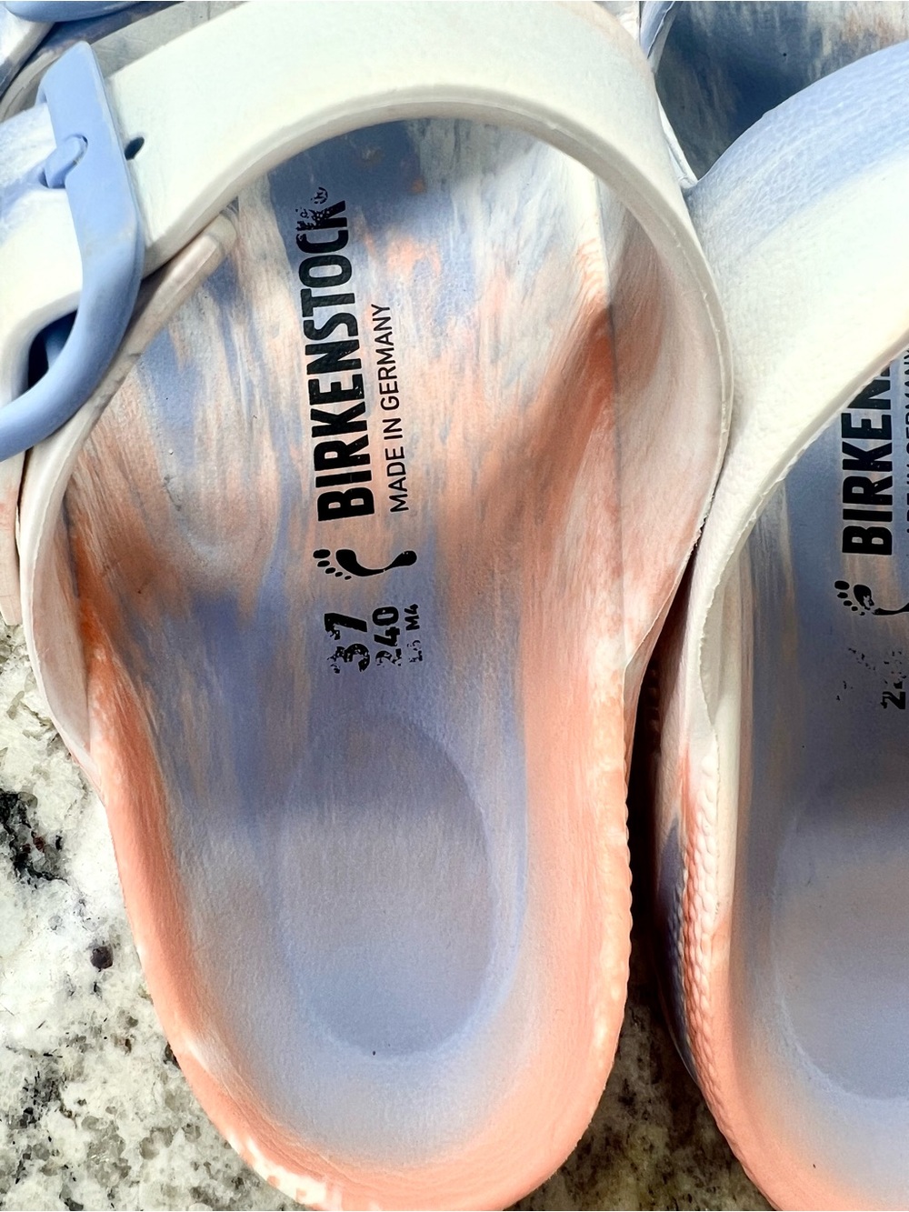 Birkenstock Tie-Dye Rubber Sandals - Picture 6 of 7